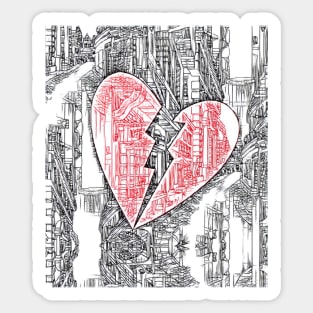 City Heartbreak Sticker